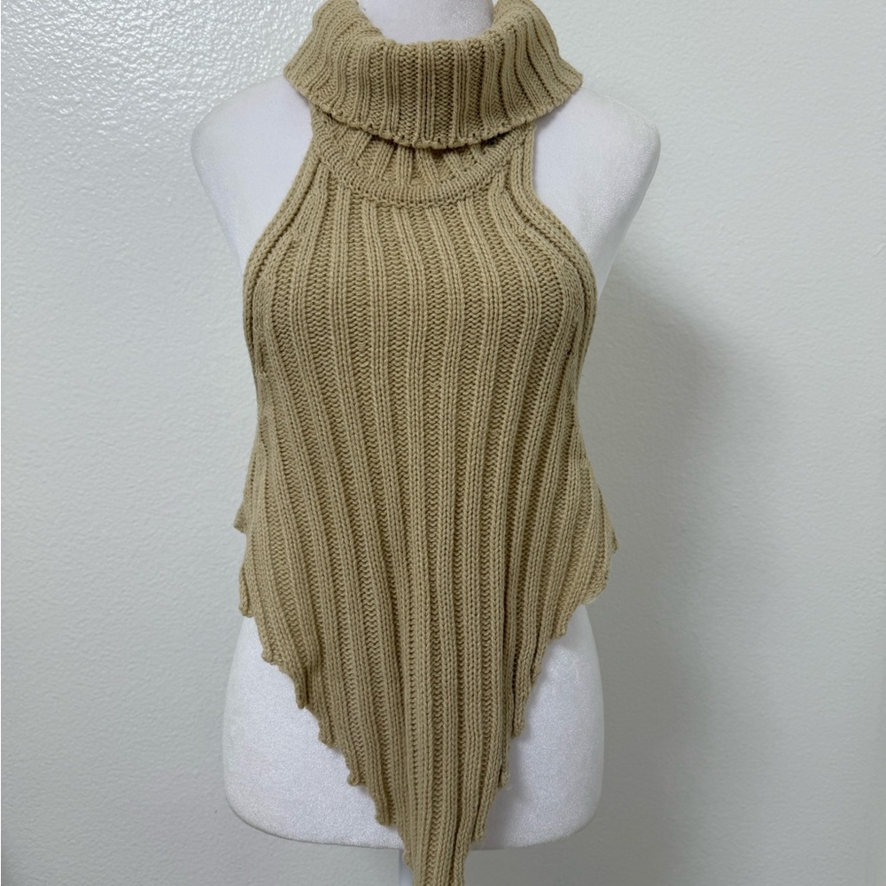 SHEIN Ribbed Knit Halter Top